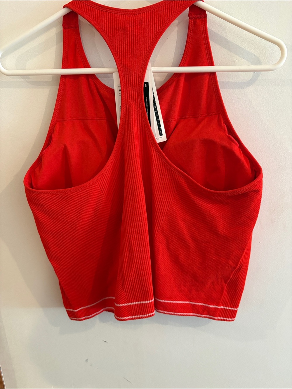 Red Ribbed Racerback Tank Top Calia - Picture 2 of 5